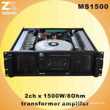 MS1500 2chx1500W/ 8ohm Professional Amplifier (MS1500)